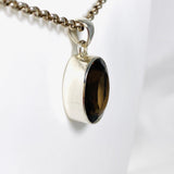 Smokey Quartz Faceted Oval Pendant KPGJ3852 - Nature's Magick