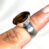 Smokey Quartz Faceted Oval Ring Size 7 KRGJ2907 - Nature's Magick