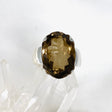 Smokey Quartz Faceted Oval Ring Size 9 KRGJ2909 - Nature's Magick