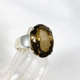 Smokey Quartz Faceted Oval Ring Size 9 KRGJ2909 - Nature's Magick