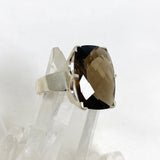 Smokey Quartz Faceted Rectangular Ring Size 12 PRGJ422 - Nature's Magick