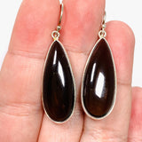 Smokey Quartz Faceted Teardrop Earrings KEGJ1345 - Nature's Magick