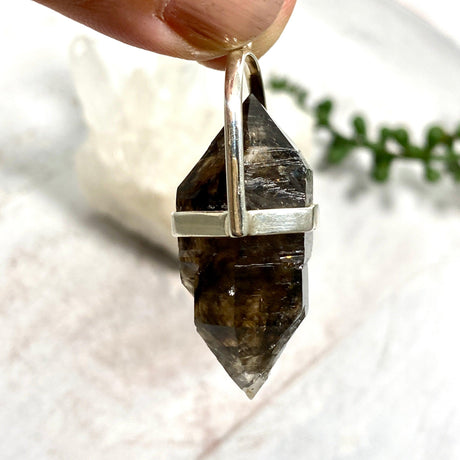 Smokey Quartz Mooralla raw pendant PPGJ437 - Nature's Magick