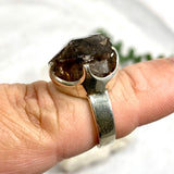 Smokey Quartz Mooralla raw ring s.7 PRGJ291 - Nature's Magick