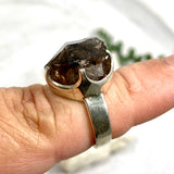 Smokey Quartz Mooralla raw ring s.7 PRGJ291 - Nature's Magick