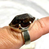 Smokey Quartz Mooralla raw ring s.8 PRGJ292 - Nature's Magick