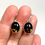 Smokey Quartz Oval Cabochon Earrings PEGJ412