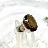 Smokey Quartz oval faceted ring s.11 KRGJ2088 - Nature's Magick