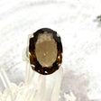 Smokey Quartz Oval Faceted Ring Size 10 KRGJ2087 - Nature's Magick