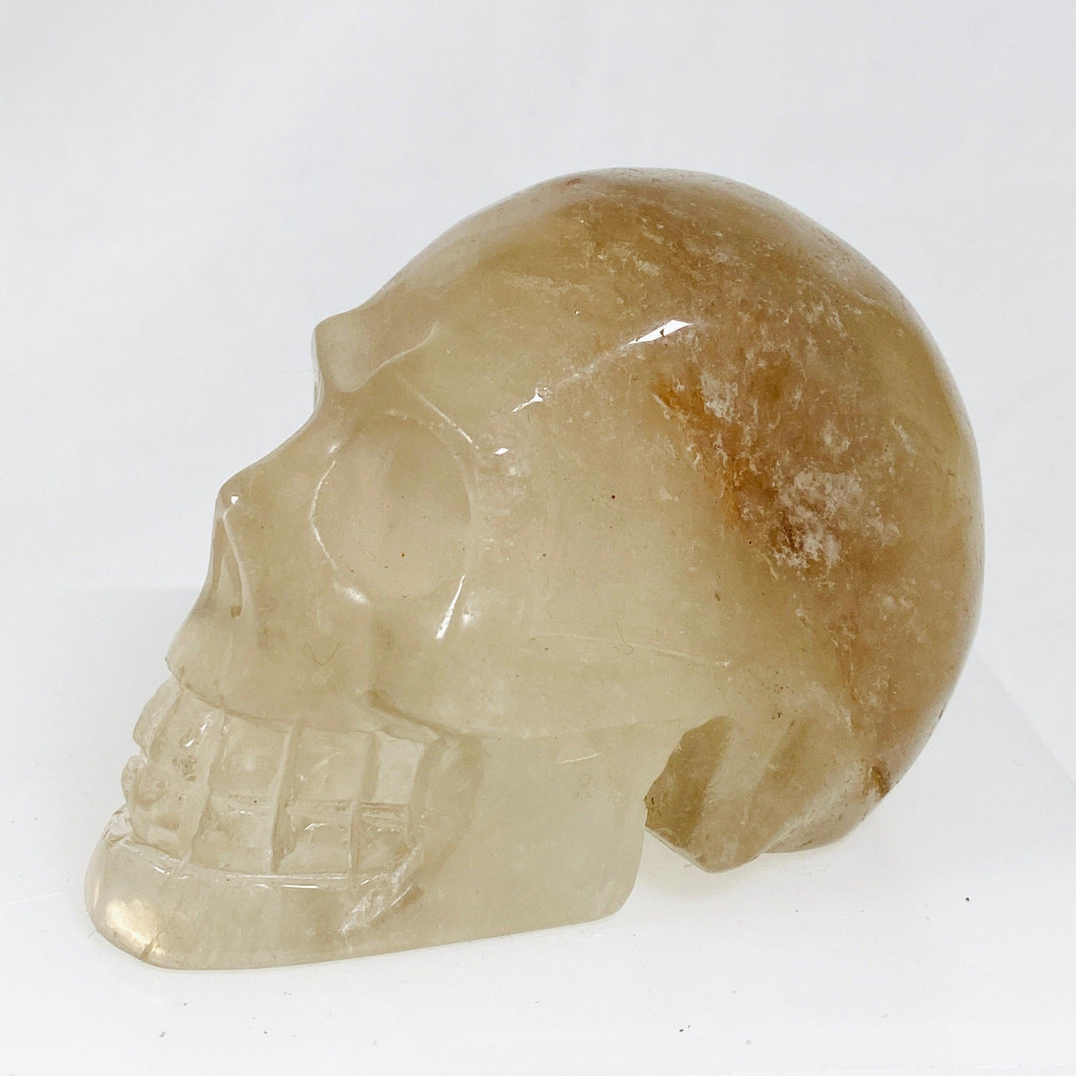 Smokey Quartz Skull SKSQ-05 - Nature's Magick