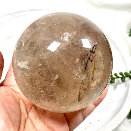 Smokey Quartz Sphere with inclusions SGS-01 - Nature's Magick