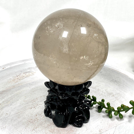 Smokey Quartz Sphere with inclusions SGS-01 - Nature's Magick