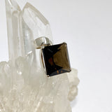 Smokey Quartz Square Faceted Pendant PPGJ1318
