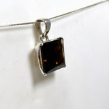 Smokey Quartz Square Faceted Pendant PPGJ1318