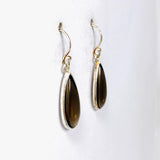 Smokey Quartz Teardrop Earrings KEGJ1343 - Nature's Magick