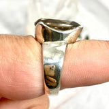 Smokey Quartz teardrop faceted ring s.10 KRGJ2091 - Nature's Magick