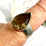 Smokey Quartz teardrop faceted ring s.10 KRGJ2091 - Nature's Magick