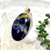 Sodalite oval cabochon pendant KPGJ1941 - Nature's Magick