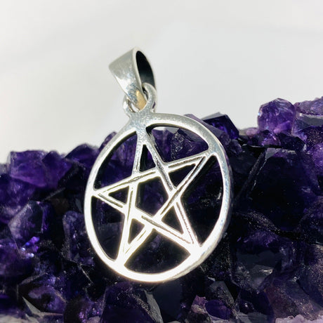 SS Pentagram Pendant 3cm SV50-210 - Nature's Magick