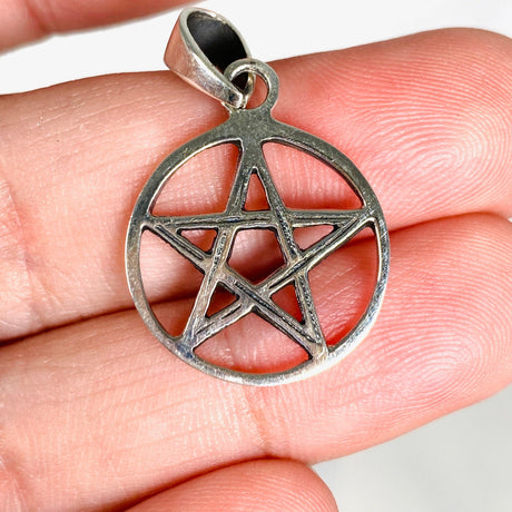 SS Pentagram Pendant 3cm SV50-210 - Nature's Magick