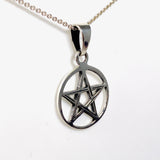 SS Pentagram Pendant 3cm SV50-210 - Nature's Magick