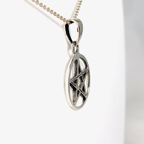 SS Pentagram Pendant 3cm SV50-210 - Nature's Magick