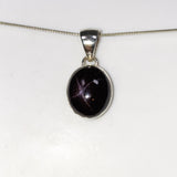 Star Garnet Oval Cabochon Pendant KPGJ4847
