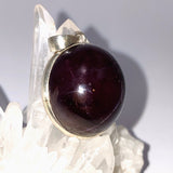 Star Garnet Oval Cabochon Pendant PPGJ869