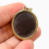 Star Garnet Oval Cabochon Pendant PPGJ869