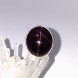 Star Garnet Oval Cabochon Ring Size 8.5 PRGJ621