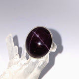 Star Garnet Oval Cabochon Ring Size 8.5 PRGJ621