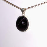 Star Garnet Oval Pendant KPGJ4227 - Nature's Magick