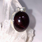 Star Garnet Oval Pendant KPGJ4227 - Nature's Magick