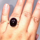 Star Garnet Oval Ring Size 11 KRGJ3139 - Nature's Magick