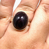 Star Garnet Oval Ring Size 11 KRGJ3139 - Nature's Magick