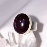 Star Garnet Oval Ring Size 7 KRGJ3135 - Nature's Magick