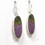 Stichtite in Serpentine (Atlantasite) Oval Earrings KEGJ1452 - Nature's Magick