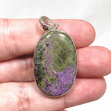 Stichtite in Serpentine (Atlantasite) Oval Pendant KPGJ4273 - Nature's Magick