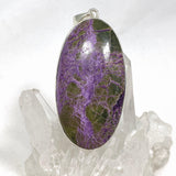 Stichtite in Serpentine (Atlantasite) Oval Pendant KPGJ4276 - Nature's Magick