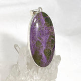 Stichtite in Serpentine (Atlantasite) Oval Pendant KPGJ4276 - Nature's Magick