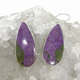 Stichtite in Serpentine (Atlantasite) Teardrop Earrings KEGJ1453 - Nature's Magick