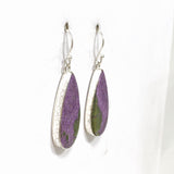 Stichtite in Serpentine (Atlantasite) Teardrop Earrings KEGJ1453 - Nature's Magick