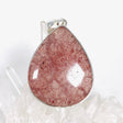 Strawberry Quartz cabochon pear pendant KPGJ4014 - Nature's Magick