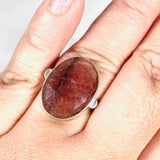 Strawberry Quartz faceted oval ring s.10 KRGJ3005 - Nature's Magick