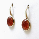 Strawberry Quartz Oval Cabochon Earrings PEGJ261