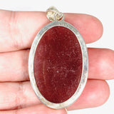 Strawberry Quartz oval cabochon pendant KPGJ1848 - Nature's Magick