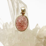 Strawberry Quartz Oval Cabochon Pendant PPGJ946