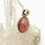 Strawberry Quartz Oval Cabochon Pendant PPGJ946