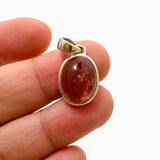 Strawberry Quartz Oval Cabochon Pendant PPGJ946