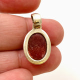 Strawberry Quartz Oval Cabochon Pendant PPGJ946